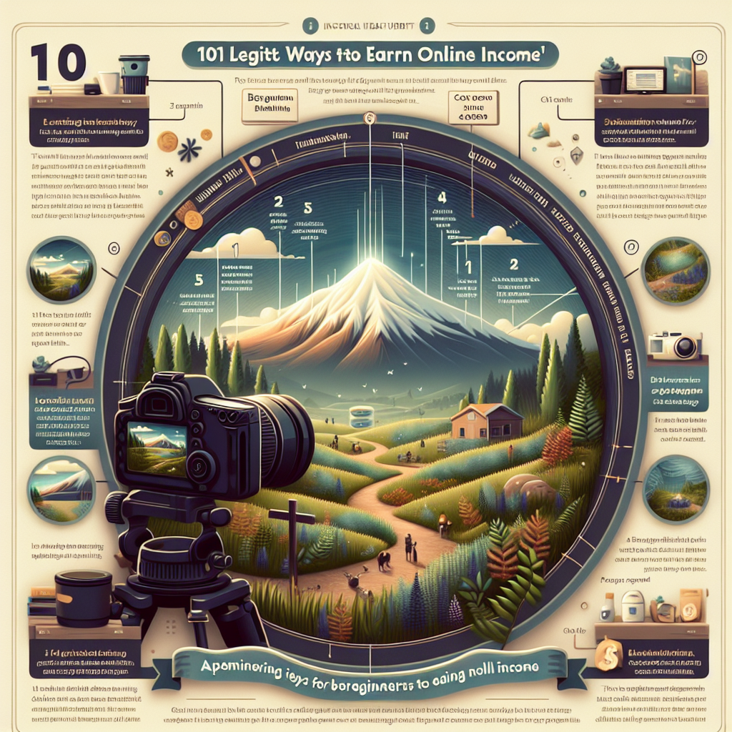 10 Legit Ways for Beginners to Earn Online Income