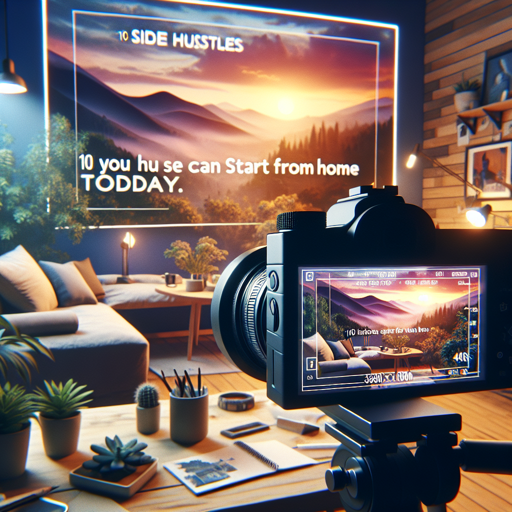 10 Side Hustles You Can Start from Home Today