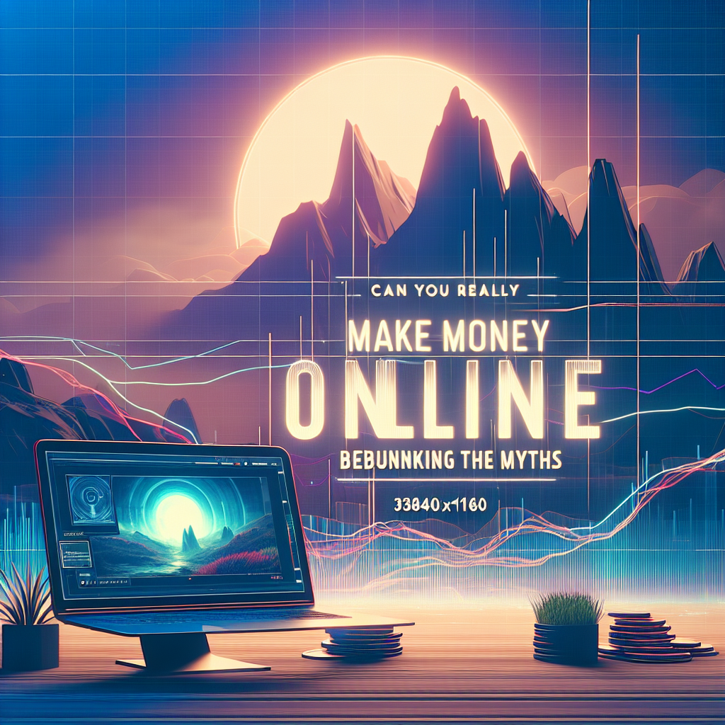 Can You Really Make Money Online? Debunking the Myths
